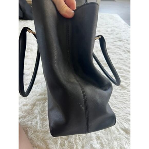 Kate Spade black leather tote bag - Picture 7 of 8